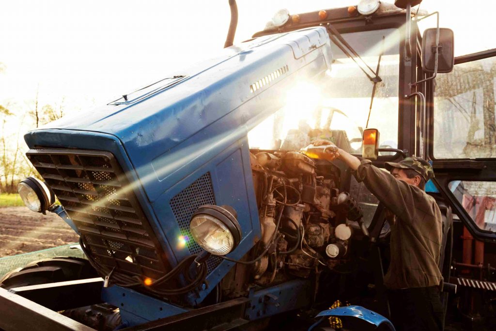 Huile idéale pour un tracteur.